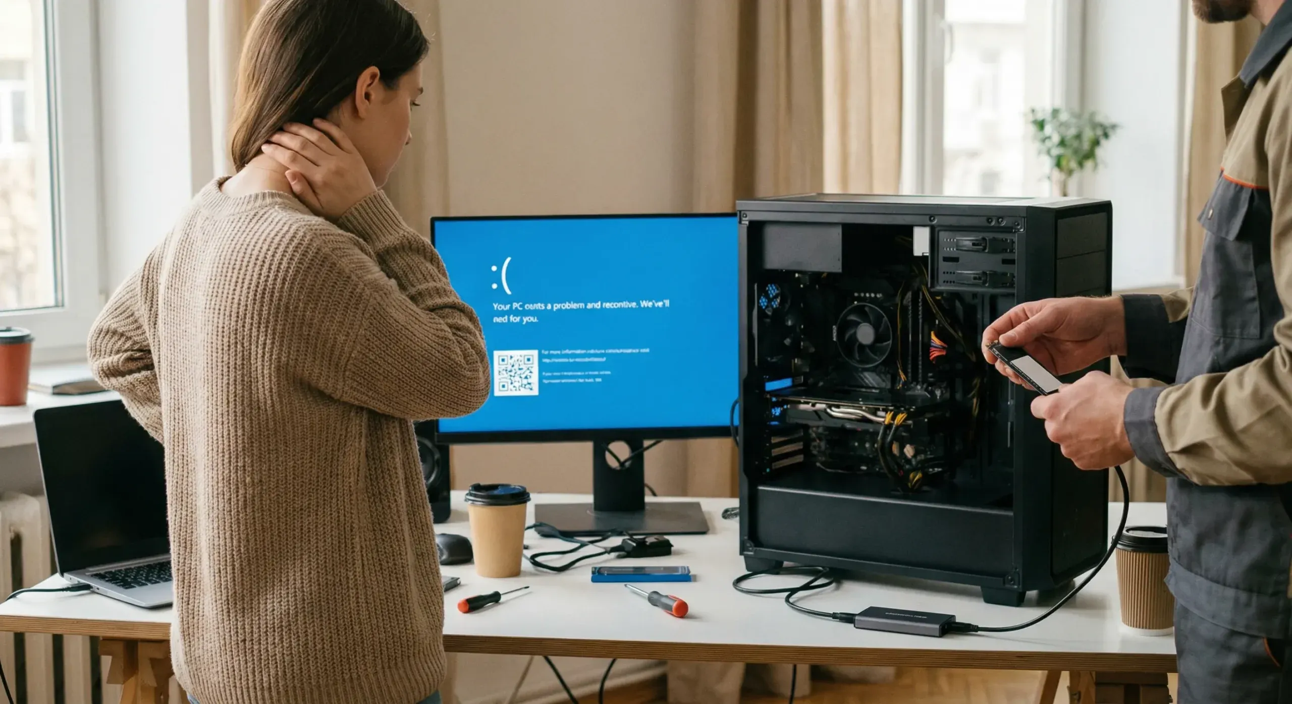 Un update de Windows și o zi lungă - dar cu final bun