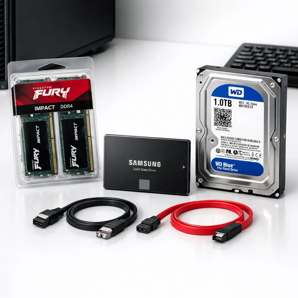 Componente hardware originale Kingston Samsung WD - piese de calitate premium folosite de MIRO Soft București