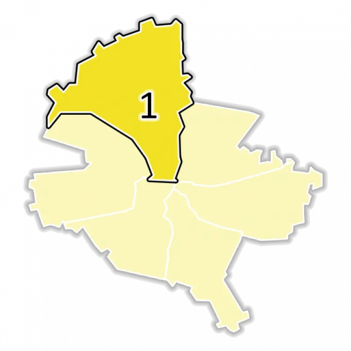 Harta Sectorului 1 din București