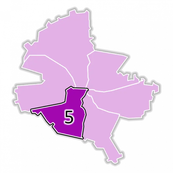 Harta Sectorului 5 din București