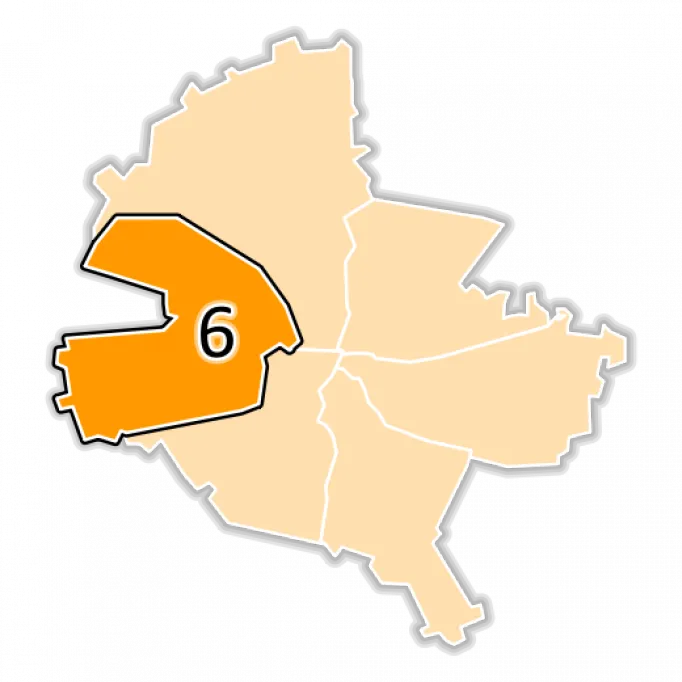 Harta Sectorului 6 din București