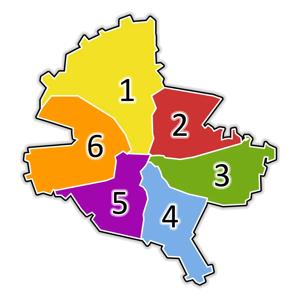 Harta București - Toate Sectoarele